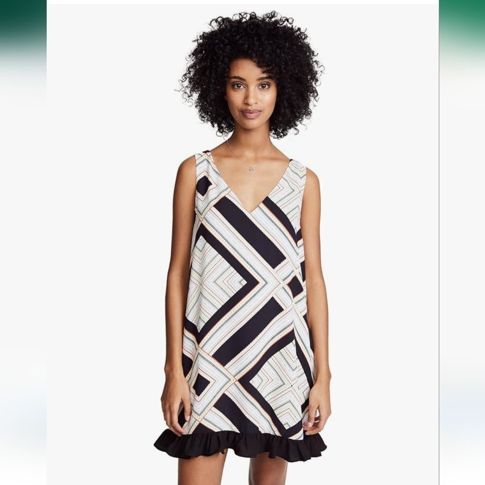 Cooper & Ella Womens Women's Multi Color Tribal Print Agnes Dress Size 3XL